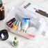 5 Packs Clear Cosmetics Bag TSA Approved, PVC Zippered Toiletry Carry Pouch Portable Makeup Bag for Vacation Travel, Bathroom and Organizing Water...