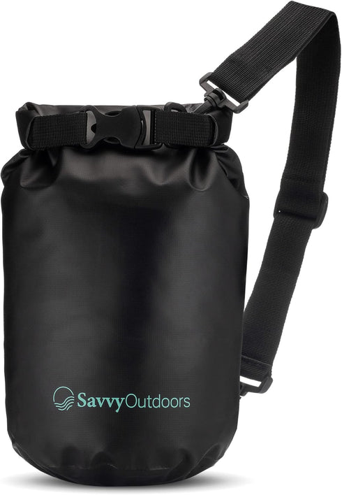 Savvy Outdoors Waterproof Dry Bag - Dry Bags for Food & Gear, Stuff Sacks for Backpacking and Camping Equipment, Waterproof Bag for Beach, Boating...