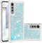 Compatible with LG Velvet Case, Glitter Case Bling Sparkle Liquid for Women Girls Luxury Flowing Quicksand Clear Phone Case Cover for LG Velvet Bl...