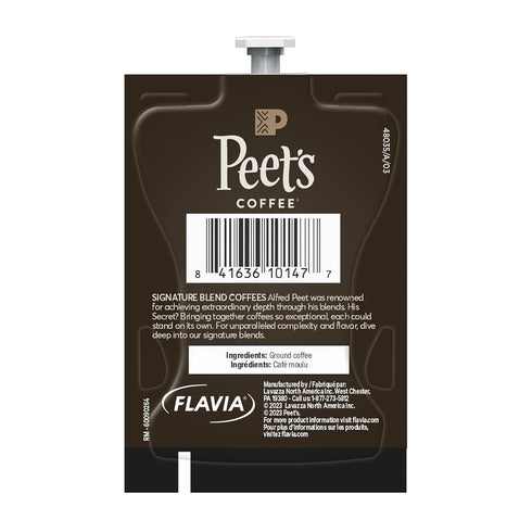 PEET'S COFFEE Café Domingo Single Serve Freshpack for MARS DRINKS FLAVIA Brewer, 18 Packets...