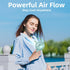 Ambandier Portable Handheld Fan, 3 Speeds Mini Portable Fan, Powerful Wind Hand Fan with Large Battery, Battery Operated Small Personal Fan for In...