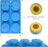 Actvty Round Sunflower Soap Molds, 2 Pack 6 Cavity Cylinder Daisy Flower Silicone Molds for Making Hot Chocolate Bomb, Cake, Jelly, Soap, Lotion B...
