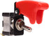 Fastronix SPST ON-Off Heavy Duty AC/DC 20A Toggle Switch with Red Aircraft Safety Cover...