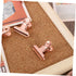 Ciieeo 30pcs Thumbtack Clip Clips Gold Decor Sticky Notes Push Pin Cork Board Photo Clip Decorative Thumb Tacks Cubicle Hooks for Fabric Walls Art...