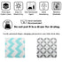 Portable Changing Pad, 2 Pack Baby Waterproof Diaper Changing Pad Reusable and Washable Newborn Travel Mat Station for Home Travel Outside...