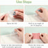 6-Piece Double Sided Tapes Roller, Adhesive Glue Tape for Scrapbooking Supplies, Dispenser Runner for Craft (Transparent)...