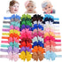 WillingTee Hairband, Baby Girls Headbands 3Inch 40 Colors Grosgrain Ribbon Hair Bows Choice for Baby Girls Infants Toddler Kids Teens and Children...