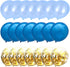 Confetti Balloons Gold Blue Metallic Balloon Wedding Baby Bridal Shower Birthday Party Favor Suppliers 12inch 50packs...