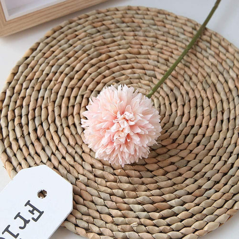 Artificial Flowers Chrysanthemum Ball Flowers Bouquet 10pcs Present for Important People Glorious Moral for Home Office Coffee House Parties and W...