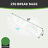 Restaurantware Bag Tek 28 Inch x 6 Inch Bread Bags 250 With Wicket Dispenser Bread Loaf Bags - Micro Perforated Freezer Safe Clear Plastic Baguett...