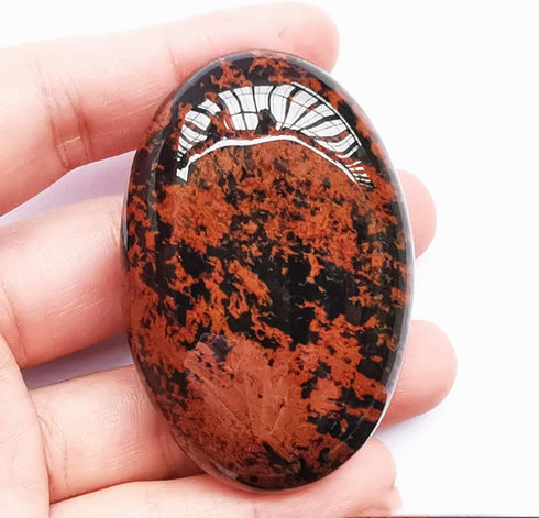 Natural Golden Swan Oval Palm Pocket Healing Crystal Massage Spa Energy Stone,Healing Crystal for Therapy Geometry Chakra Balancing...