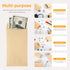 ACSTEP 100 PACK Brown Cash Envelopes 3 1/2 x 6 1/2 for Budgeting, Small Kraft Money Envelopes Self Adhesive for Cash, Coins, Check, Seeds, Money S...