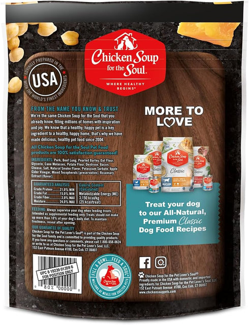 Chicken Soup for the Soul Pet Food Savory Sticks Dog Treats, Bacon & Cheese, 5 Ounce Bag, Soy, Corn & Wheat Free, No Artificial Flavors or Preserv...