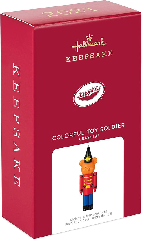 Hallmark Keepsake Christmas Ornament 2021, Crayola Colorful Toy Soldier...