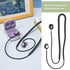 2PCS Silicone Anti-Loss Straps Compatible with Samsung Galaxy Buds 2 Bluetooth Earphone Soft Neck Rope Cord Sport Lanyard 40cm Length (Black & Gre...