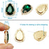 20pcs Teardrop Flatback Rhinestone Sew on Glass Crystal Buttons Charms Embellishments for Jewelry Clothes Shoes Decoration Headband Belt Dress Wed...