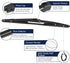 X AUTOHAUX Rear Windshield Wiper Blade Replacement for Hyundai Veracruz 2007-2012 for Hyundai IX55 2008-2013...