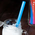100 Extra Large Plastic Bubble Tea Smoothie Straws, 1/2" Wide X 8 1/2" Long Boba Straws...
