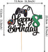 1 PCS Video Game Happy 8th Birthday Cake Topper Glitter Video Game Cake Pick Game On Controllers Eight Cheers to 8 Years Cake Decoration for Happy...