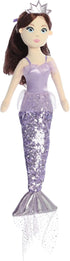Aurora® Enchanting Sea Sparkles™ Tutu Sparkles™ Iris Stuffed Doll - Imaginative Play - Magical Companions - Purple 18 Inches...