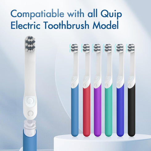 Replacement Toothbrush Heads Kids Compatiable with Quip Electric Toothbrush Refill(Kids3PCS+Adult3PCS)...