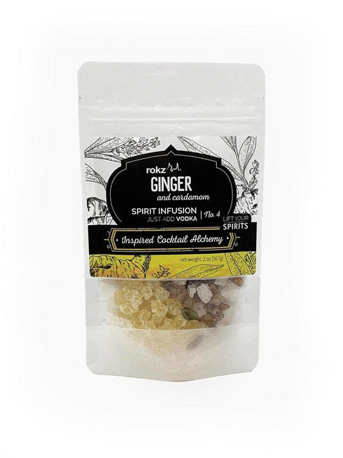 Rokz Ginger Cardamom Spirit Infusion Blend for Cocktails...