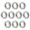 MF117ZZ 10PCS Flange Ball Bearing 7×11×3mm Double Metal Shielded Flanged Bearing Chrome Steel ABEC-1(P0) Z2 Deep Groove Ball Bearing for Industria...