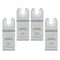 Diamond Oscillating Blade, Flush Cutting Oscillating Multi Tool Saw Blades for Grout Removal, Cleaning Mortar, 4-Pack...