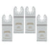 Diamond Oscillating Blade, Flush Cutting Oscillating Multi Tool Saw Blades for Grout Removal, Cleaning Mortar, 4-Pack...