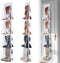 Sets 16 Large Clear Pockets Fabric Dual Sided Hanging Shoe Rack for Closets Hanging Shoe Organizer for Closet with Rotating Hanger Boot Organizer ...