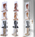 Sets 16 Large Clear Pockets Fabric Dual Sided Hanging Shoe Rack for Closets Hanging Shoe Organizer for Closet with Rotating Hanger Boot Organizer ...