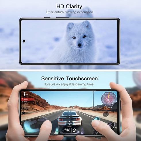 JETech Screen Protector for Google Pixel 6a 6.1-Inch with Camera Lens Protector, Easy Installation Tool, Fingerprint Compatible, Tempered Glass Fi...