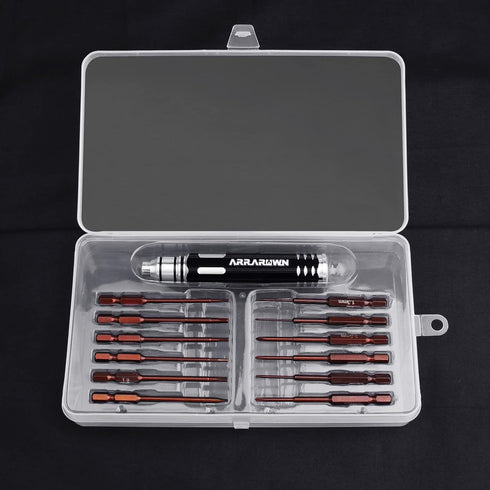 Hex Screwdrivers Set 12 in 1 RC Hobby Tools Kit S2 Steel Tool for RC Car Model Drone Airplane Robotics Helicopter Quadcopter Boat FPV Home Applian...