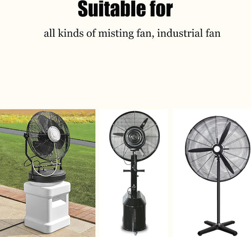 Fan Cover Misting Fan Cover Waterproof Spray Cooling Fan Cover Industrial Fan Dust Cover Outdoor Water Misting Fan Covers Patio Water Tank Fans Ca...