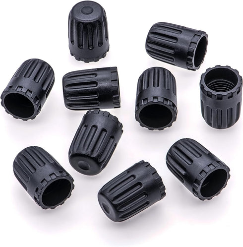 10PCS TPMS Plastic Tire Valve Stem Caps, Wheel Tire Valve Stem, with O-Ring Rubber Seal, Universal Tire Valve Stem Covers for Cars, SUV, Trucks, B...