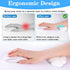 1 Pcs Cloud Wrist Pad for Mouse, Cute Pu Leather Mouse Wrist Support, Soft Memory Foam Ergonomic Cloud Mouse Pad, Pain Relief Gaming Wrist Rest fo...