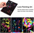 MEMX Scratch Art Books for Kids, 2 Pack Rainbow Magic Scratch Paper Black Scratch it Off Art Crafts Notes Boards Sheet with 2 Wooden Stylus for Be...