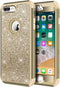 Hython Designed for iPhone 8 Plus, iPhone 7 Plus Case, Heavy Duty Defender Protective Bling Glitter Sparkle Hard Shell Hybrid Shockproof Rubber Bu...