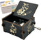 Pursuestar The Legend of Zelda-Storms from Ocarina of Time Wood Music Box, Hand Crank Engraved Vintage Wooden Musical Box for Birthday Valentine W...