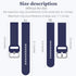 HSWAI 10 Pack Compatible with Samsung Galaxy Active 2 Watch Bands, Galaxy Watch 7/6/5/4/FE Band 40mm 44mm, Galaxy Watch 5 Pro 45mm, 20mm Soft Sili...