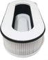 Nispira 3-in-1 True HEPA Replacement Filter For Air Purifier RP-AP068, Compatible with Renpho. 1 Pack...