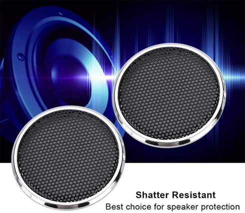 Wendry Speaker Covers, Metal & ABS Material Speaker Cover, 1 Inch Decoration Protective Grills Cover, Speaker Decoration Protective (2PCS)...