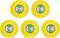 5Pcs 3-Inch Hook and Loop Backing Pad Sanding Pads for Dual Action Orbital Sanders, 1/4"-20 Thread | 15,000 RPM...