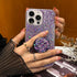 Case for iPhone 15 Pro Max Case Glitter Bling for Women Girls Sparkle Cover, with Ring Stand Holder Protective Case 6.7 inch (Pink)...