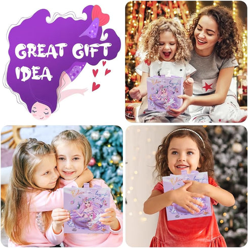 Sofier Charm Bracelet Making Kit Mermaid Gifts for Girls DIY Crafts for Girls Ages 8-12 Teen Girl Gift Ideas Kids Jewelry Making Birthday Christma...