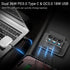 Qidoe 12V USB Outlet with Power Switch, Dual 36W PD3.0 Type C & QC3.0 18W USB Panel Mount 12V Outlet with USB C Cable, Waterproof Car USB Socket C...