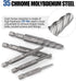 11 Pieces Screw Extractor Set, Metric Easy Out Bolt Extractor Set, Reverse Drill Bit Extractor Set for Removing Broken Screws, Bolts, and Studs...