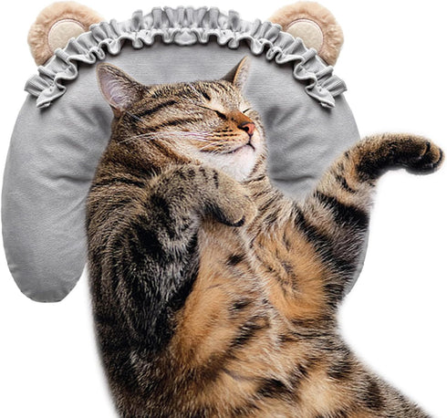 Pet Pillow for Dogs, Dog Calming Pillow, Cat Pillow, Soft Dog Neck Pillow, U-Shaped Pillow for Cat and Dog, Machine Washable Pet, Improve Pet Slee...