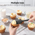 U-Taste Silicone Spatula Set with 600 Degrees Fahrenheit Heat Resistant (Black)...