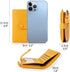 HKCLUF Small Wallet for Women,RFID Blocking Bifold Wallets Zipper Leather Coin Purse Credit Card Holder Wallets With ID Window(Yellow)...